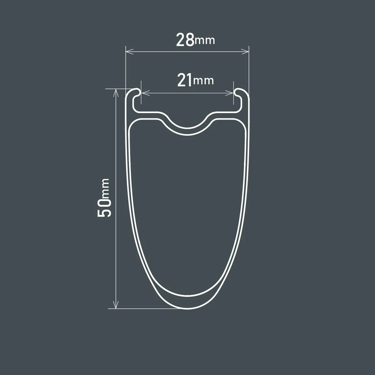 Shimano Ultegra WH-R8170-C50-TL Disc Centerlock Road Wheels 28"/700C 6 Shimano Ultegra WH-R8170-C50-TL Disc Centerlock Road Wheels 28"/700C - Billede 6