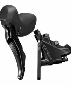 Shimano GRX ST-RX400 Brake/Shift Lever Combination 2x10 Speed With BR-RX400 Disc Brake Caliper (Front Or Rear)