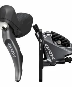 Shimano GRX ST-RX810 Brake/Shift Lever Combination 2x11 Speed With BR-RX810 Disc Brake Caliper (Front Or Rear)