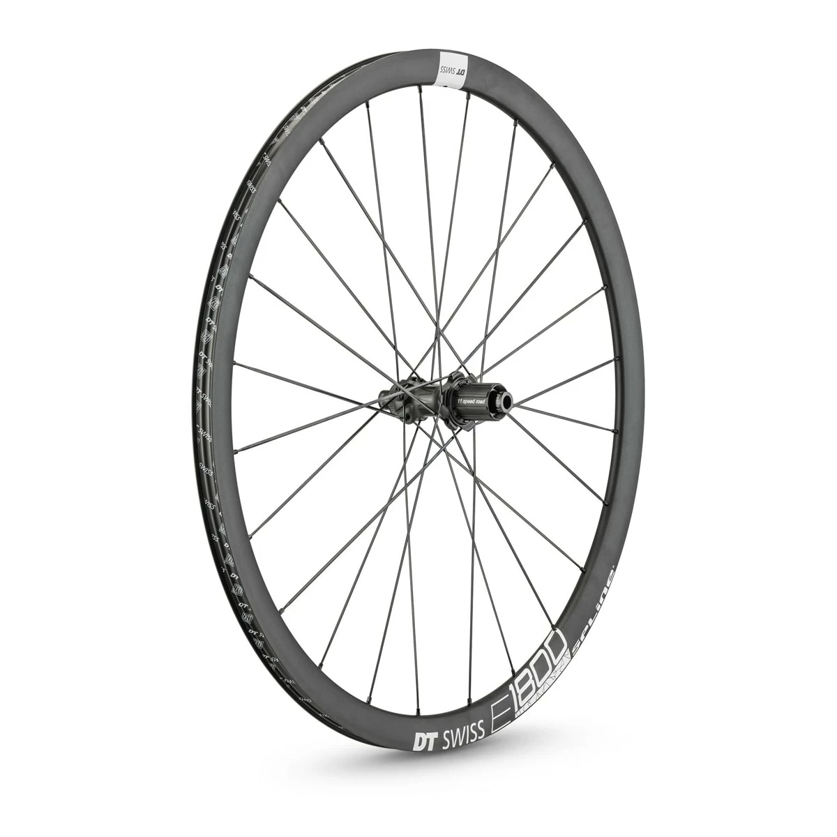 Dt-swiss E 1800 Spline® DB 32 Road Rear Wheel 28"/700C SHIMANO HG 1 Dt-swiss E 1800 Spline® DB 32 Road Rear Wheel 28"/700C SHIMANO HG