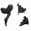 Shimano 105 ST-R7020 STI Brake/Shift Lever Combination With BR-R7070 Disc Brake On Front + Rear